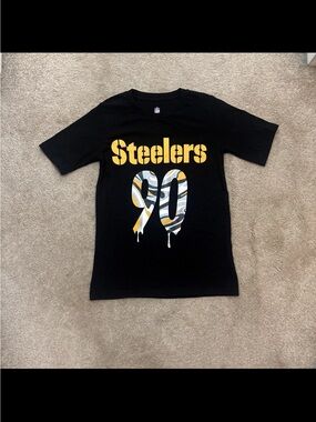 NFL Pittsburgh Steelers TJ Watt #90 short sleeve T Shirt kids Size Small size 8